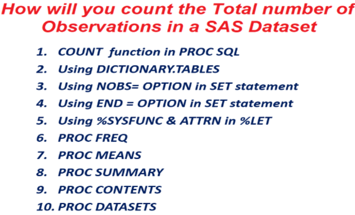 Counting the Total Number of Observations in a SAS Dataset - Crystal